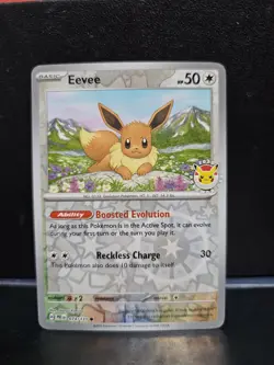 Pokemon TCG Eevee 074 Reverse Cosmos Holo Pokemon Day 2025 Stamped Promo - Image 1