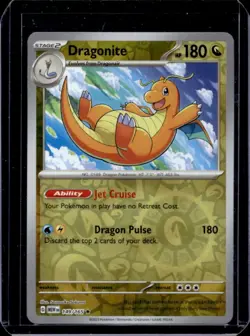2023 Pokemon SV 151 Dragonite Reverse Holo #149/165 - Image 1