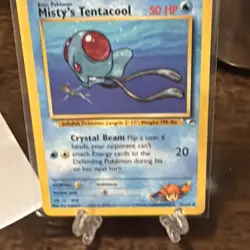 Misty's Tentacool Gym Heroes 57/132 Pokemon TCG Card Uncommon Unlimited NM - Image 1