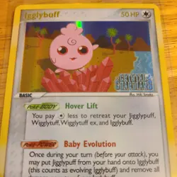Pokemon EX Crystal Guardians Igglybuff Stamped Reverse Holo 21/100 - Image 2