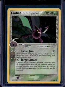 2005 Pokemon EX Delta Species Crobat Holo #2/113 - Image 1