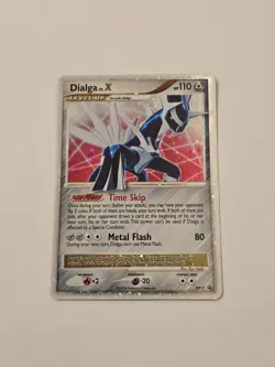 Pokemon *swirl* Dialga LV.X DP17 Holo Promo Diamond & Pearl Black Star - Image 1