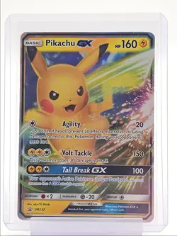 PIKACHU GX 2019 POKEMON SUN & MOON BLACK STAR PROMO COMMON SM232 Q1048 - Image 1
