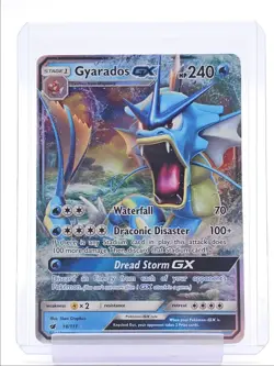GYARADOS GX 2017 POKEMON SUN & MOON CRIMSON INVASION RARE HOLO 18/111 Q1048 - Image 1