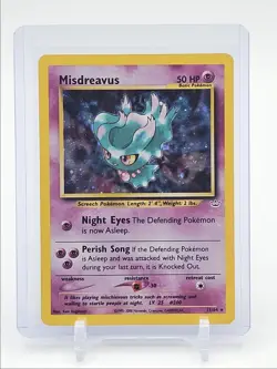 MISDREAVUS 2001 POKEMON NEO GENESIS NEO REVELATION HOLO RARE 11/64 Q1048 - Image 1