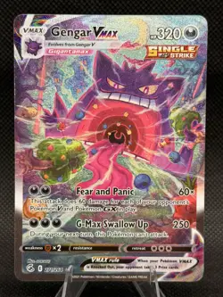 Pokemon Card TCG Gengar VMAX 271/264 Alt Art Secret Rare Ungraded NM - Image 1