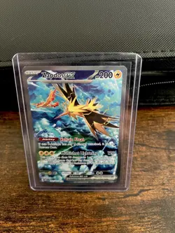 Pokemon Zapdos ex EX Special Illustration Rare Holo 200 HP Scarlet & Violet 151 - Image 1