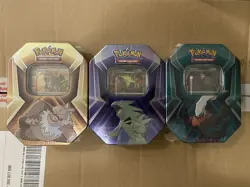 Pokemon TCG Tin 3 Booster Packs 2 Destined Rivals & 1 Journey Together LOT OF 3 - Image 1
