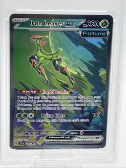 2024 POKEMON TEF EN-TEMPORAL FORCES #203 IRON LEAVES EX PSA 10 - Image 2
