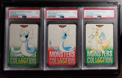 PSA5 Pokemon Card Japanese Bandai Carddass Vending Dragonit set Prism 1996 - Image 1