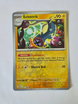 Eelektrik 031/086 Uncommon SV: Black Bolt Pokemon Reverse Holo Near Mint - Image 1