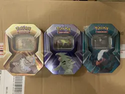 Pokemon TCG Tin 3 Booster Packs 2 Destined Rivals & 1 Journey Together LOT OF 3 - Image 1