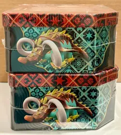 Pokemon TCG Scarlet & Violet Paldean Fates Charizard ex Tin x2 Lot - NEW SEALED - Image 4