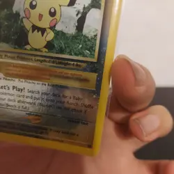 Pichu 35 WOTC Promo Reverse Holo Promo Black Star Pokemon TCG - Image 2