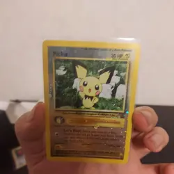 Pichu 35 WOTC Promo Reverse Holo Promo Black Star Pokemon TCG - Image 3