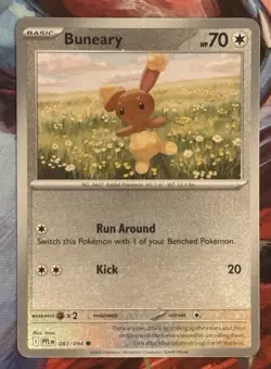 Pokemon Buneary Me02: Phantasmal Flames 083/094 70HP Reverse Holo English - Image 1