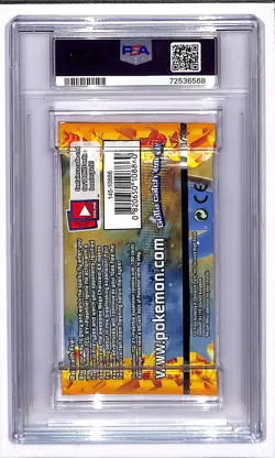 2014 Pokemon Int'l XY Flashfire Mega Charizard X Foil Pack PSA 8 NM-MT - Image 2