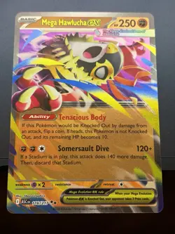 Mega Hawlucha ex 116/217 Double Rare ME: Ascended Heroes Pokemon Holo Near Mint - Image 1