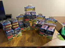 Pokemon TCG Ascended Heroes EMPTY Mini Tins Lot Of 56 - Image 1