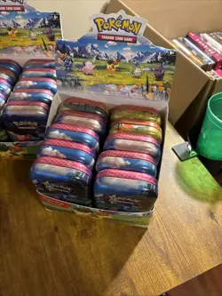 Pokemon TCG Ascended Heroes EMPTY Mini Tins Lot Of 56 - Image 5