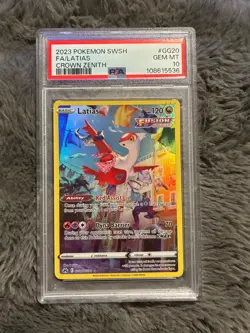 2023 Pokemon Sword & Shield Full Art Latias Crown Zenith #GG20 PSA 10 GEM MINT - Image 1