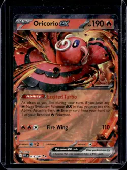 2025 Pokemon Phantasmal Flames Oricorio ex Double Rare #018/094 - Image 1