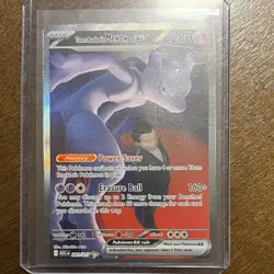 Pokemon Team Rocket's Mewtwo ex 281/217 Acended Heros SIR 280 HP - Image 1