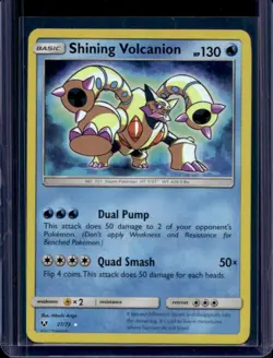 2017 Pokemon Shining Legends Volcanion #27/73 - Image 1