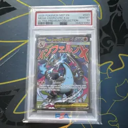 Pokemon Mega Charizard X EX Ultra-Premium Promo Holo PSA 10 023 2025 English - Image 1