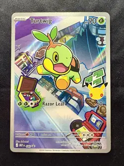 Pokemon TCG First Partner Illustration Gen 4 Turtwig/Chimchar/Piplup Set of 3 - Image 3