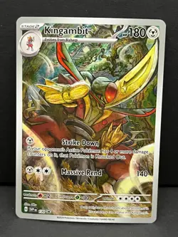 Kingambit 130 Holo Promo Scarlet & Violet Promo Pokemon Near Mint - Image 1