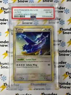 Latios Cosmos Holo Promo #HGSS11 HG & SS 2010 Pokemon PSA 6 - Image 1