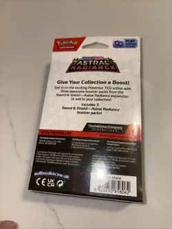 Pokemon TCG: Astral Radiance 3 Pack Hanger New Factory Sealed - Image 3