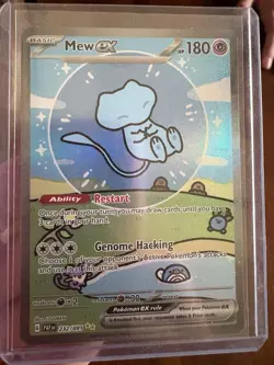 Pokemon Mew EX: Paldean Fates Special Illustration Rare Full Art Holo 232/091 - Image 1