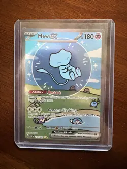 Pokemon Mew EX: Paldean Fates Special Illustration Rare Full Art Holo 232/091 - Image 2
