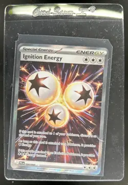 2025 Pokemon Phantasmal Flames Ignition Energy Ultra Rare #124/094 - Image 1