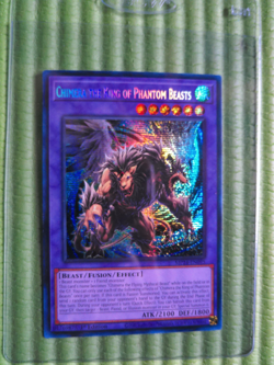 Yugioh Chimera the King of Phantom Beasts - MP24-EN095 1st Edition Secret Rare - Image 1