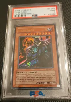 Yu-Gi-Oh Dark Sage Dark Beginning 1 DB1-EN096 Unlimited Ultra Rare PSA 9 - Image 1