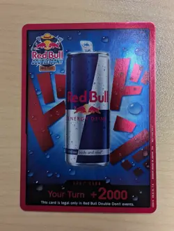 Red Bull Double DON!! 2K Red Foil Promo Card One Piece NM Tournament - Image 1