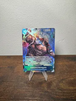 Edward Newgate OP08-043 SR Alternative Art Two-Legends One Piece TCG - Image 1