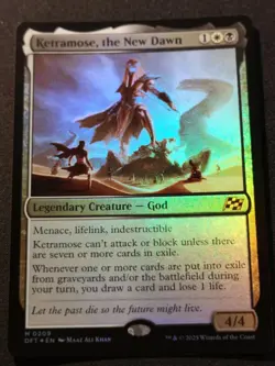 Ketramose, The New Dawn - Foil - DFT - MTG - NM - EN - 0209 - Image 1