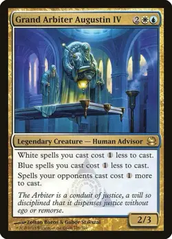 MTG Grand Arbiter Augustin IV, Modern Masters, Lightly Played, English - Image 1