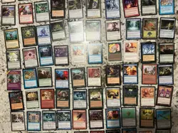 Mtg Value Lot x100 Magic The Gathering Wellwisher Thoughtcast Heartstone Mp-Hp - Image 3