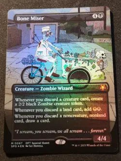 Bone Miser - Foil - Borderless - SPG - MTG - EN - NM - 0087 - Image 1
