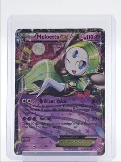 MELOETTA EX 2013 POKEMON BLACK & WHITE RADIANT ULTRA RARE RC11/RC25 Q1048 - Image 1