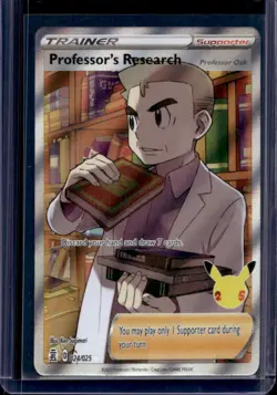 2021 Pokemon SWSH Celebrations Professor's Research: Professor Oak #024/025 - Image 1