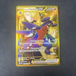 Pokemon Cynthia's Garchomp EX 330 HP Full Art Holo Hyper Rare 241/182 Sv10 - Image 1