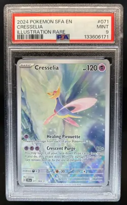 2024 Pokemon Shrouded Fable Cresselia #071/064 PSA 9 - Image 1