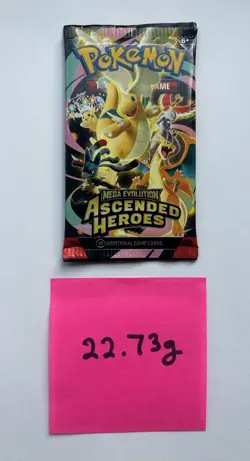 HEAVY HEAVY 22.73g Ascended Heroes Booster Pack | Pokemon | - Image 3