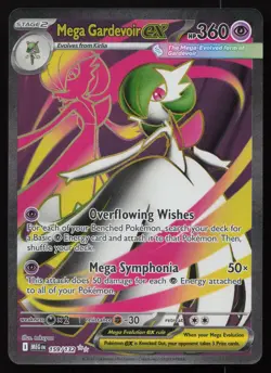Mega Gardevoir ex 159/132 Full Art Ultra Rare Mega Evolution Pokemon NM - Image 1